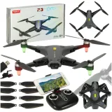 Dron Syma Z3PRO RC czarny w locie na tle nieba