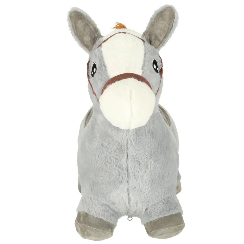 Pluszowy konik skoczek dla przedszkolaków do domu i ogrodu