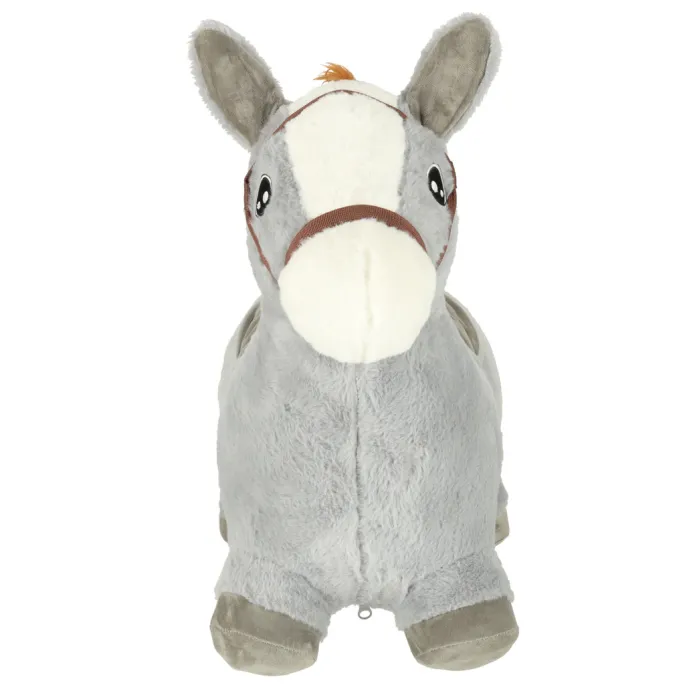 Pluszowy konik skoczek dla przedszkolaków do domu i ogrodu