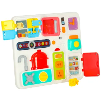 Interaktywna walizka manipulacyjna do nauki przez zabawę dla najmłodszych