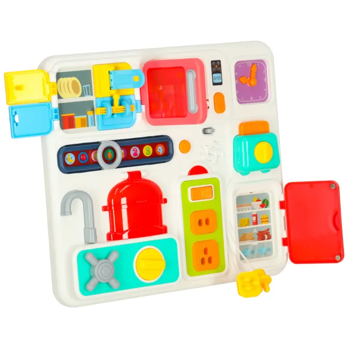 Interaktywna walizka manipulacyjna do nauki przez zabawę dla najmłodszych