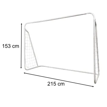 Zestaw bramka z wytrzymałej stali ocynkowanej do gry w piłkę