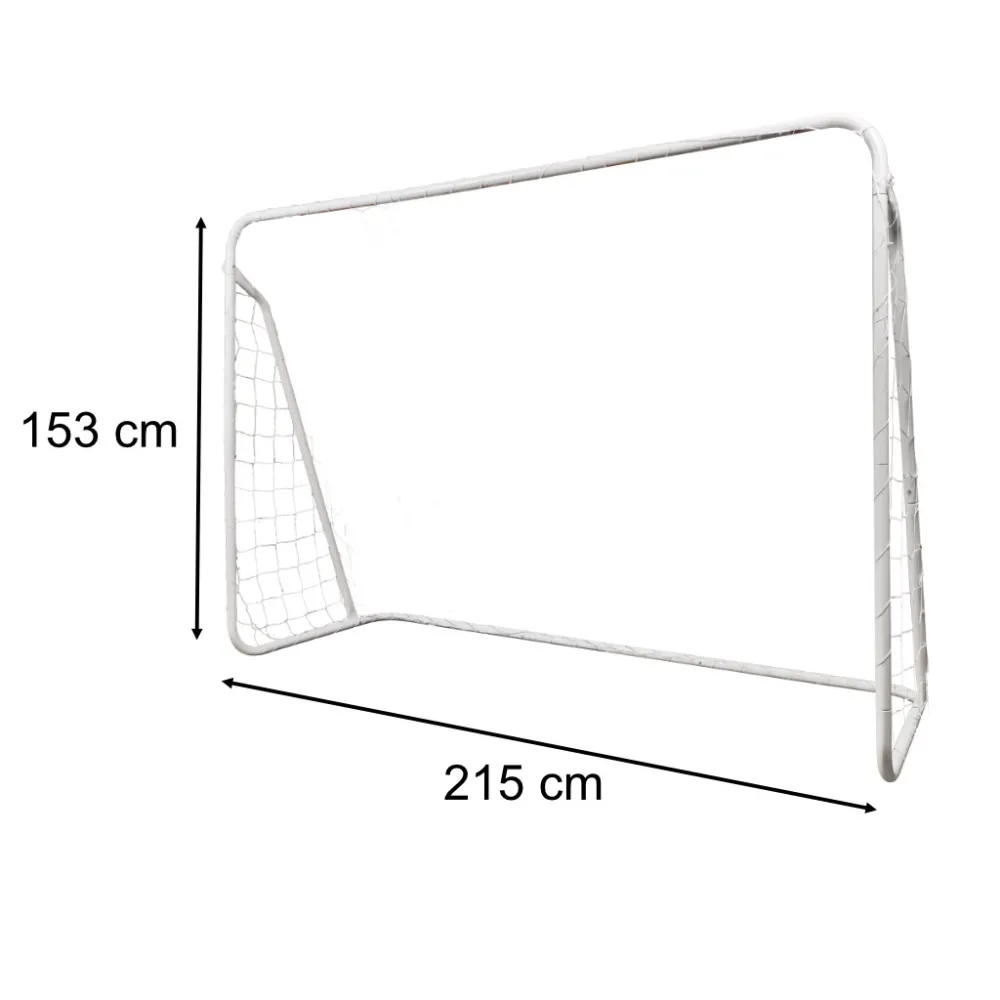 Zestaw bramka z wytrzymałej stali ocynkowanej do gry w piłkę