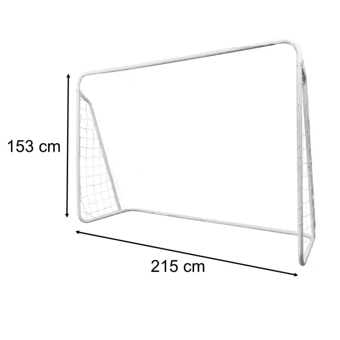 Zestaw bramka z wytrzymałej stali ocynkowanej do gry w piłkę