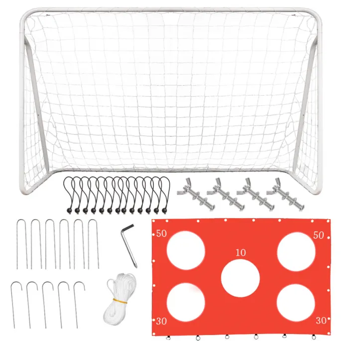 Mata celnościowa z punktami do nauki celnych strzałów piłkarskich