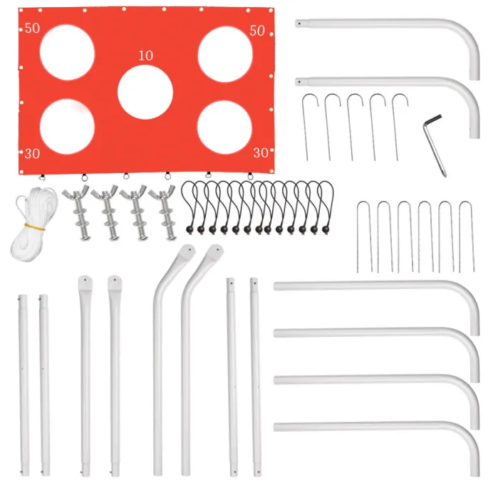 Składana i łatwa w montażu bramka piłkarska do ogrodu