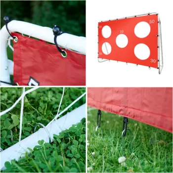 Zestaw piłkarski dla dzieci z akcesoriami do samodzielnego montażu