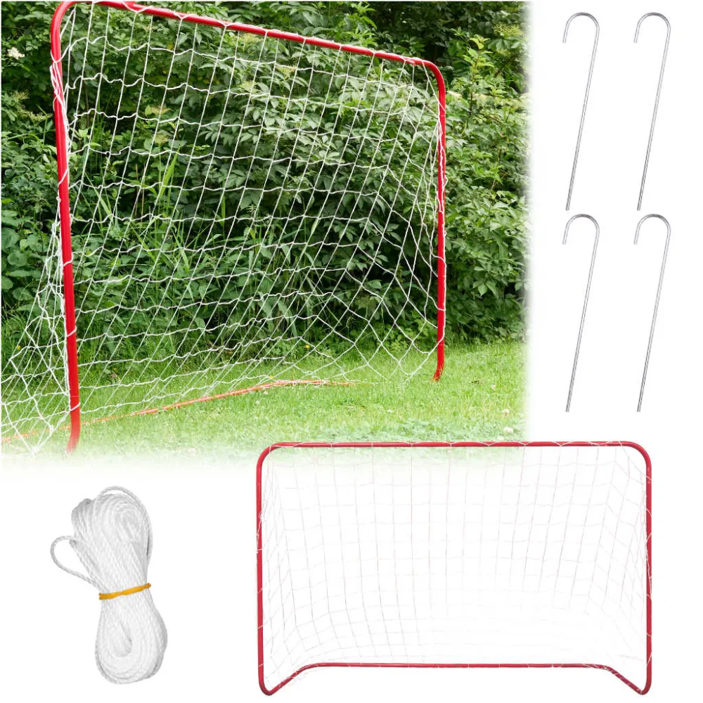 bramka piłkarska dla dzieci z siatką 183x122x61 cm