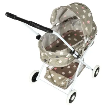 Lekki i wygodny wózek dla lalek, wysoka rączka dostosowana do dzieci