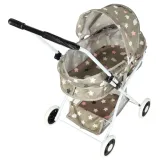 Lekki i wygodny wózek dla lalek, wysoka rączka dostosowana do dzieci