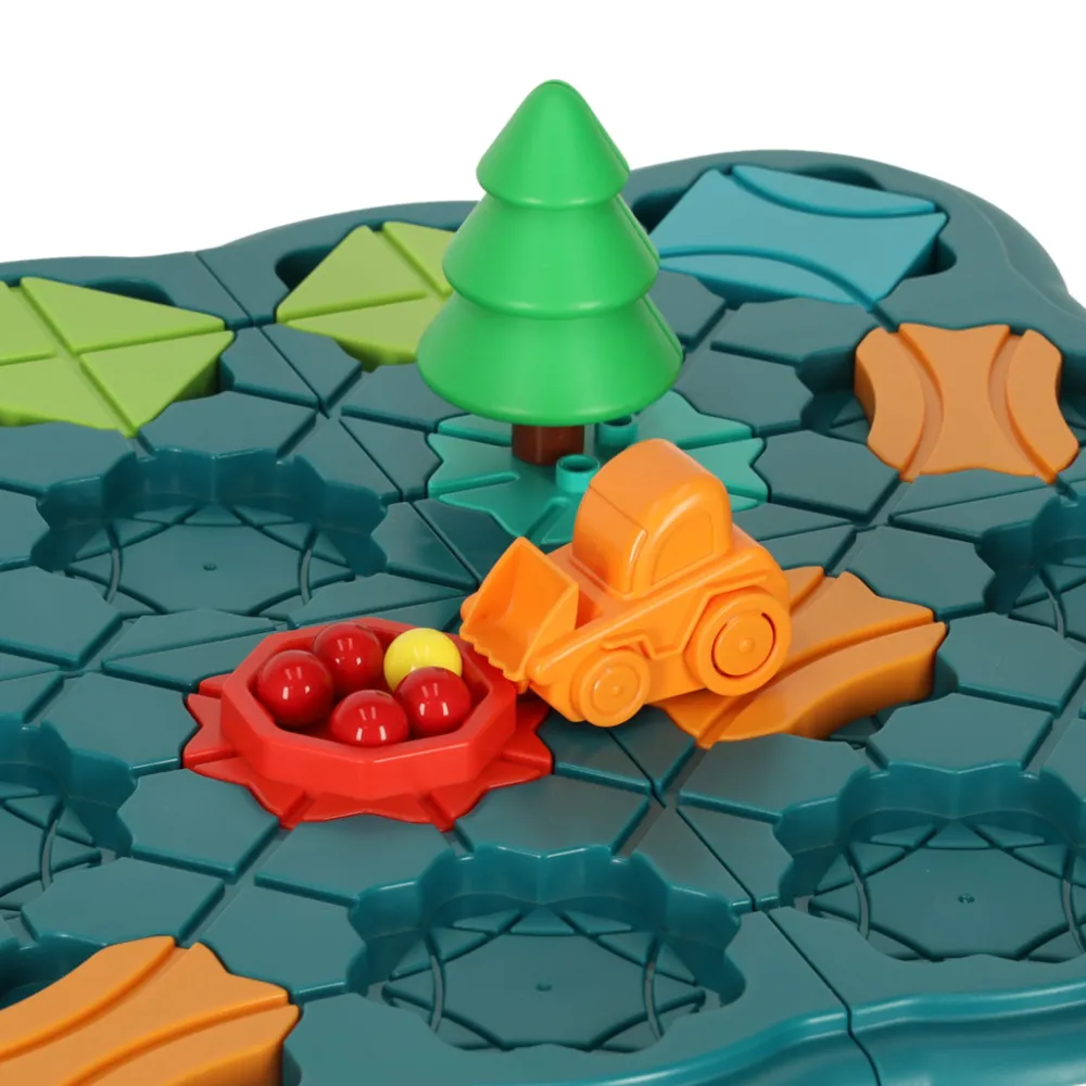 Edukacyjna układanka labirynt wspierająca rozwój manualny