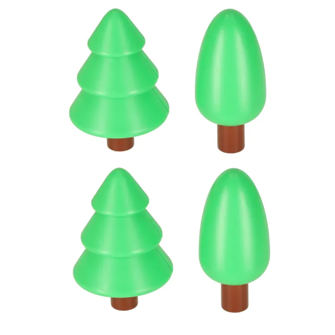 Zestaw drzewek i elementów toru do kreatywnej zabawy