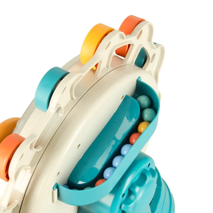 Interaktywna karuzela z kierownicą dla rozwijania motoryki dzieci