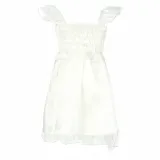 Biała sukienka z tiulem oraz brokatowe skrzydła dla dziecka, przebranie aniołek