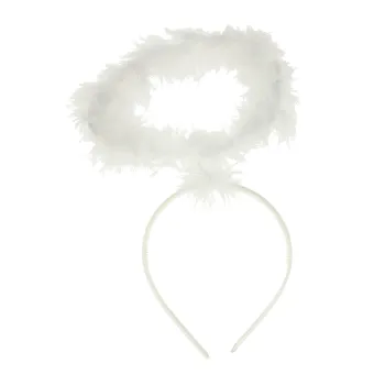 Dziecięcy kostium aniołka z aureolą, idealny na karnawał i przyjęcie