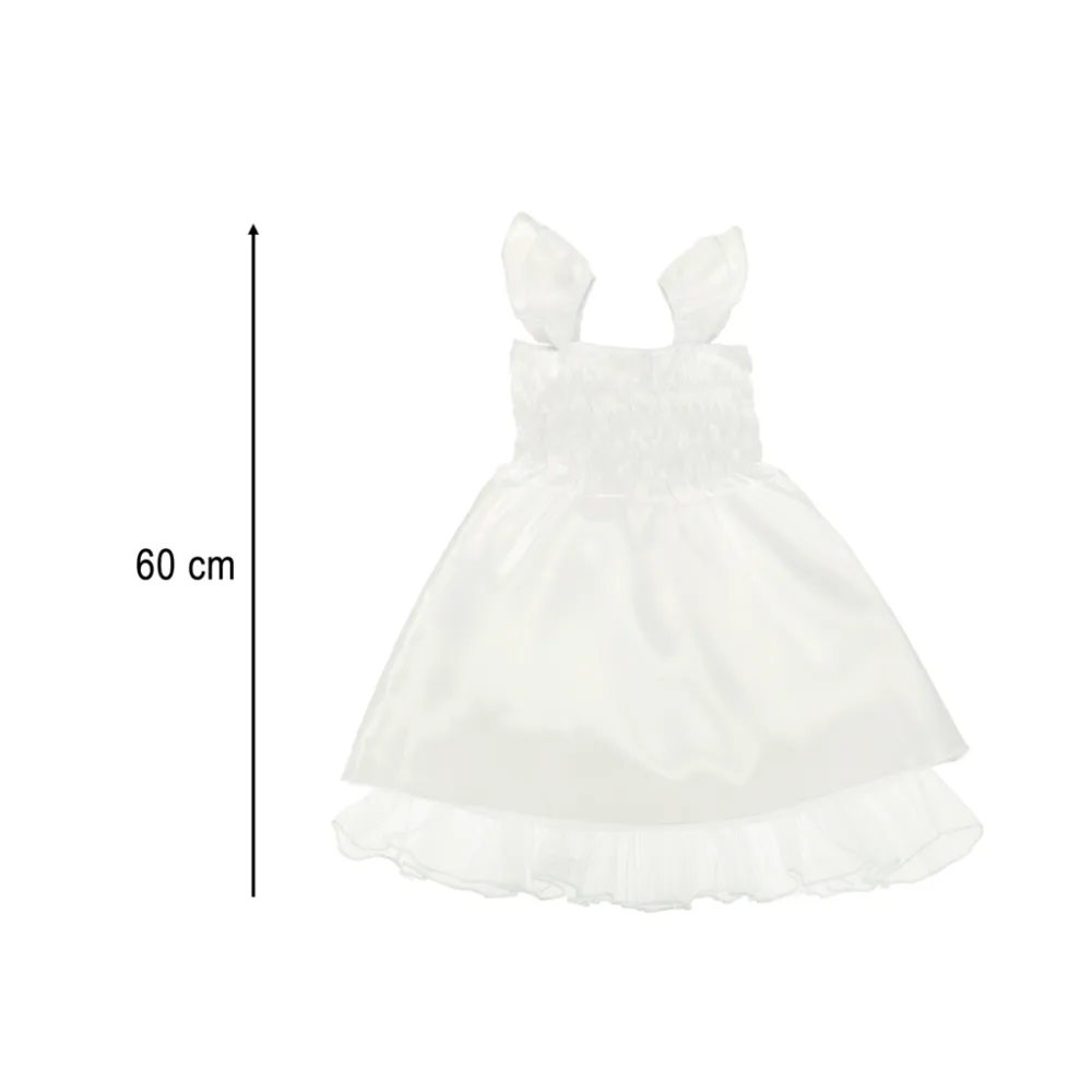 Strój aniołka, biała sukienka z dodatkami do zabawy i inscenizacji