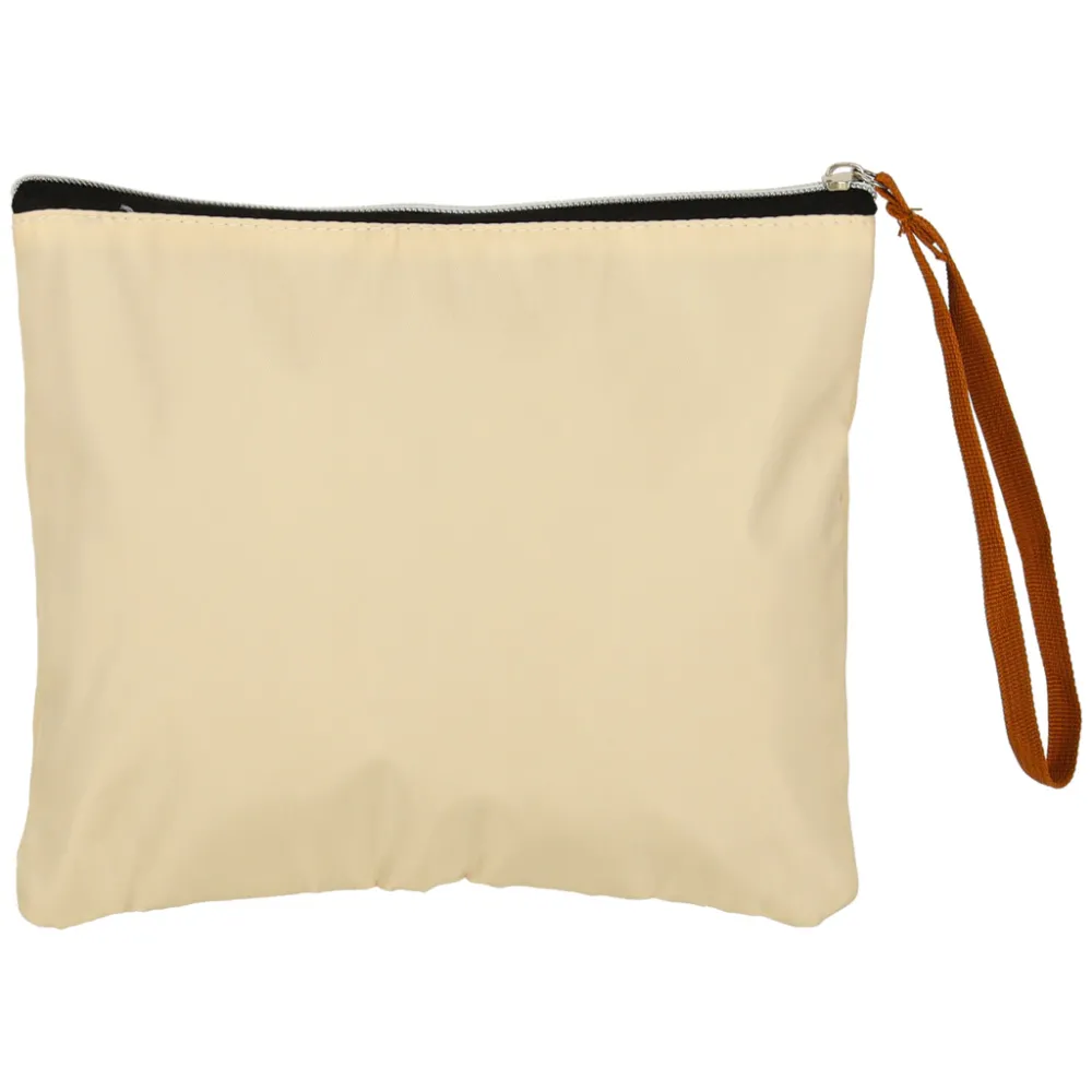 Beżowa torba podróżna z zamkiem błyskawicznym dla mamy