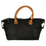 Pojemna czarna torba organizująca spacer z dzieckiem