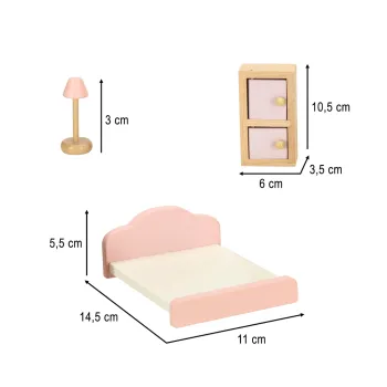 Drewniane mebelki – idealne akcesoria do domku dla lalek dla dzieci