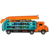 Zabawka transporter dla dzieci z autami i naklejkami do personalizacji