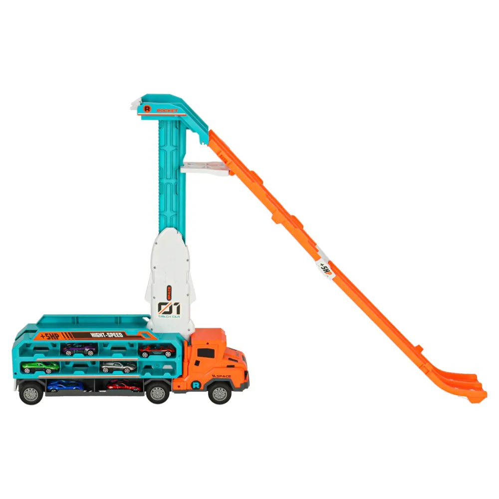 Zestaw motoryzacyjny zabawka dla dzieci od 3 lat z samochodami