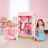Drewniany domek dla lalek XXL Lulilo Papilio z miejscem na mebelki i akcesoria