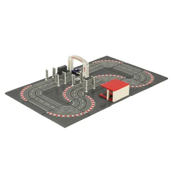 Dwa autka do wyścigów na elektrycznym torze dla najmłodszych