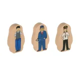 Prezentacja drewnianego zestawu z opakowaniem idealnym na prezent