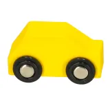 Mała, kolorowa lokomotywa drewniana dla dzieci