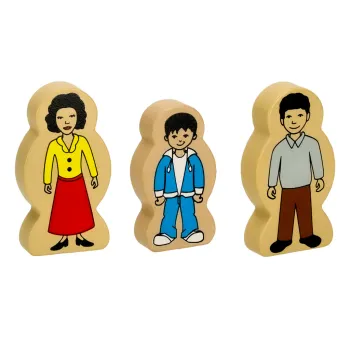 Tor kolejowy z pociągiem, stacją i figurkami do zabawy