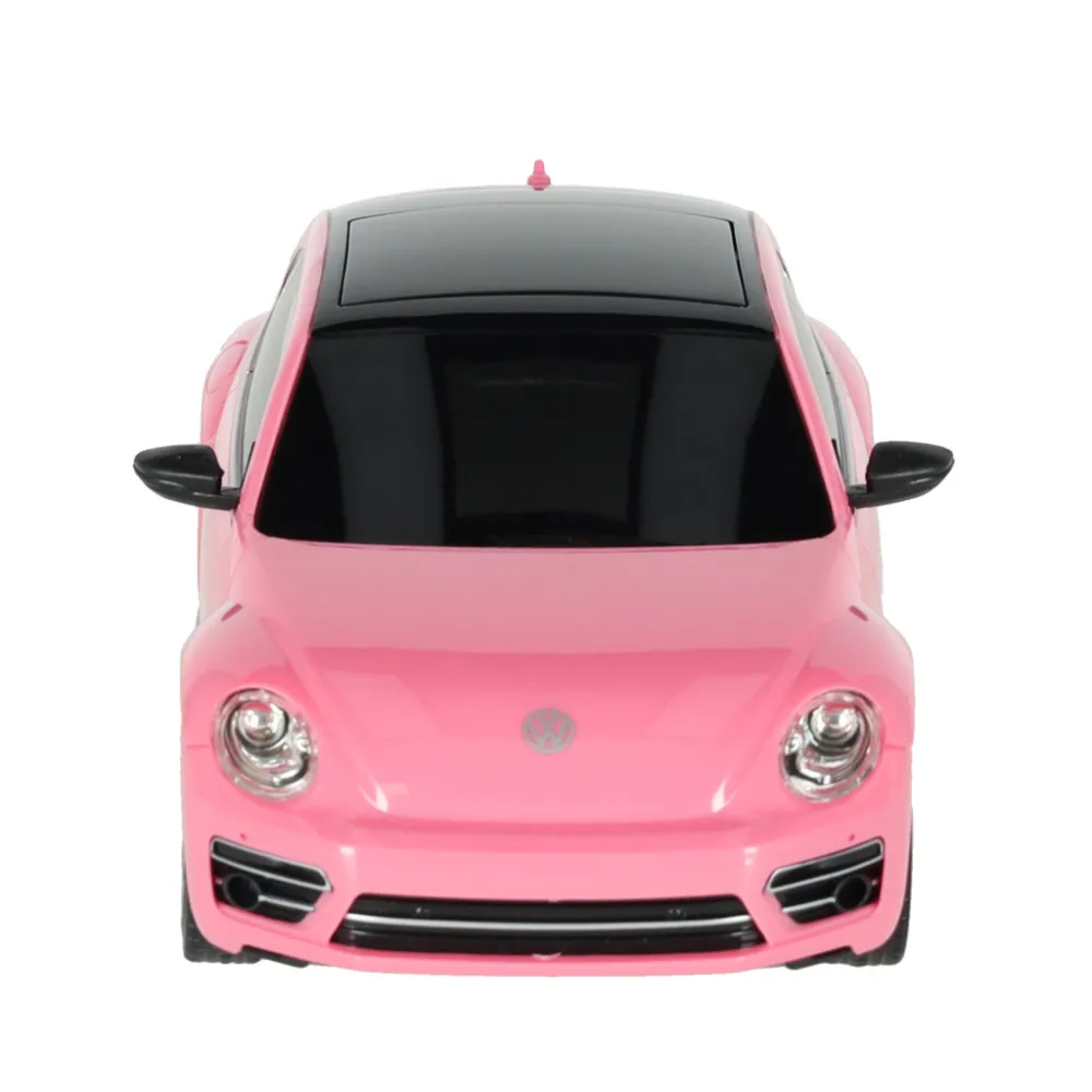 Oryginalny model RC Volkswagen Beetle 1:24 różowy do zabawy