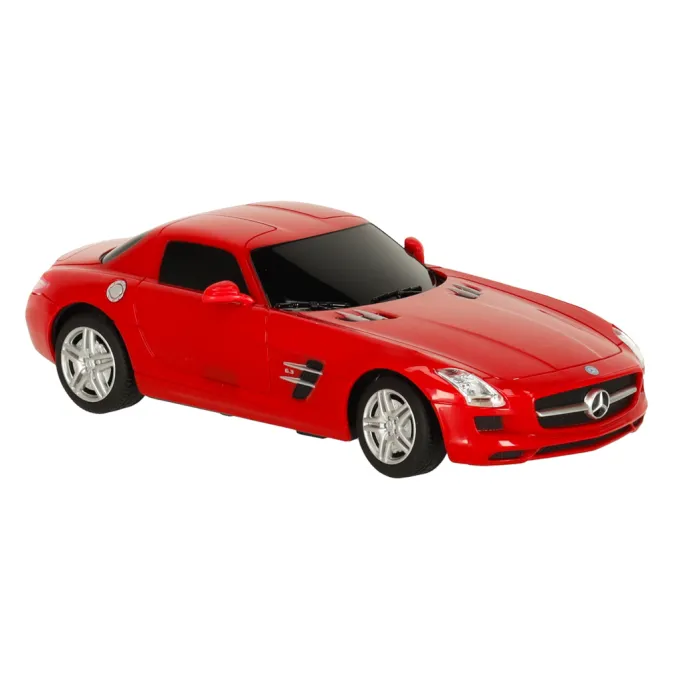 Mercedes-Benz SLS AMG z gumowymi oponami i realistycznym wykończeniem