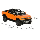Model Hummer EV RC na zewnętrznej trasie podczas jazdy