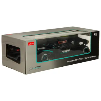 Atrakcyjne opakowanie z okienkiem dla modelu RC Mercedes-AMG F1