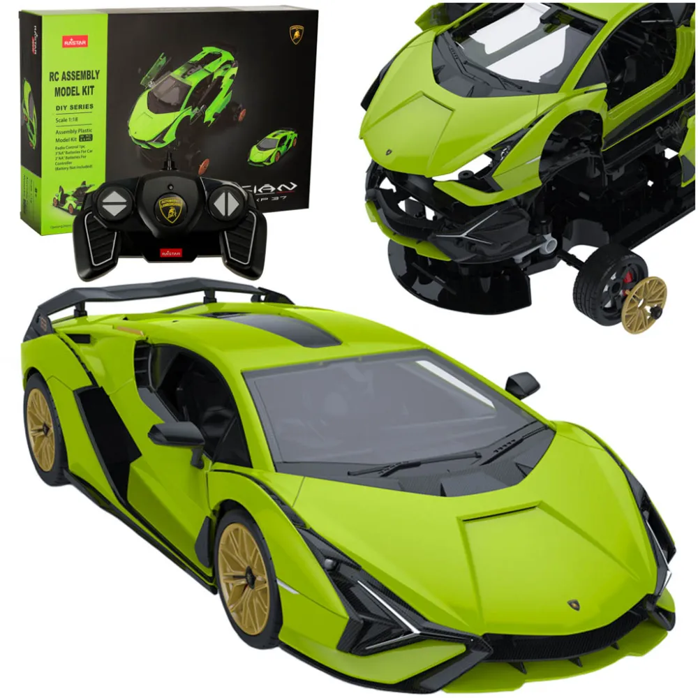 Model Lamborghini Sian Rastar 97400 w skali 1:18 do samodzielnego montażu