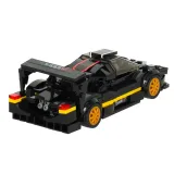 Pagani Zonda R model z klocków prezentowany z profilu