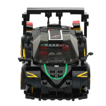 Szczegółowe elementy Pagani Zonda R klocki Rastar w zbliżeniu