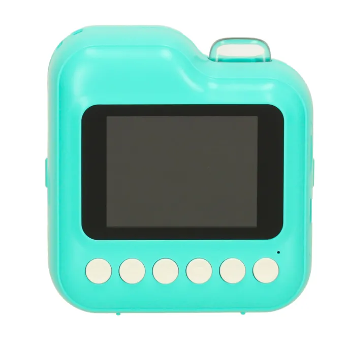 Kolorowy aparat natychmiastowy z ergonomicznym kształtem i akcesoriami