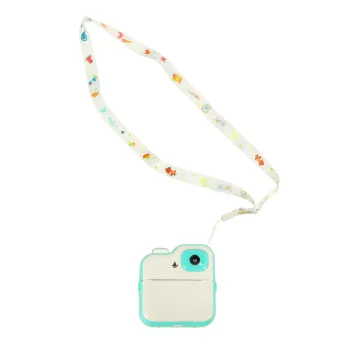 Aparat natychmiastowy w kolorze zielonym z możliwością nagrywania filmu