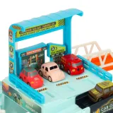 Tor samochodowy wielopoziomowy o futurystycznym wyglądzie