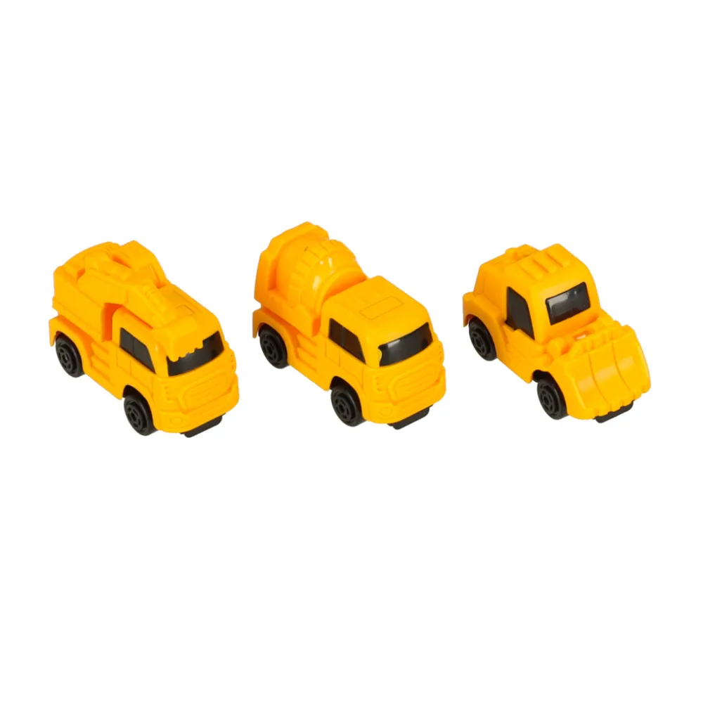 Kreatywna zabawka samochodowa z ruchomymi częściami i dźwigiem