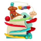 Zestaw edukacyjny z sówką, torami i kolorowym samochodzikiem