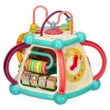 Kolorowa edukacyjna kostka Bibi-inn rozwijająca zdolności manualne