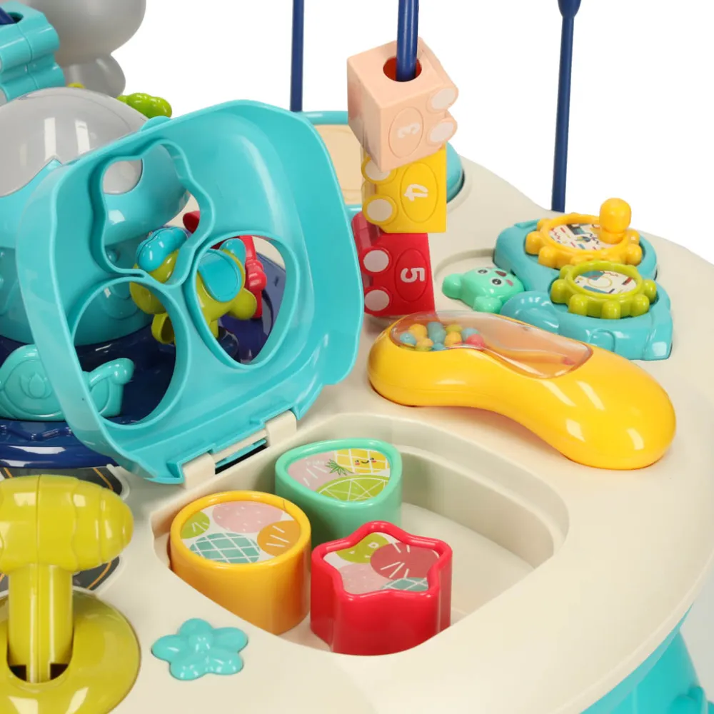 Edukacyjny stolik muzyczny z anglojęzycznymi piosenkami i zabawnymi grami