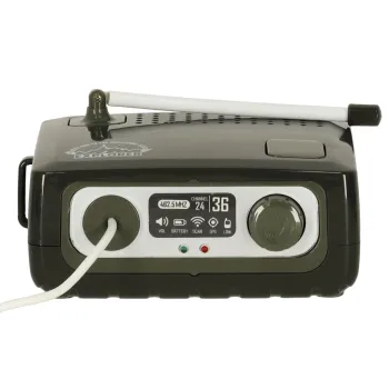 Zbliżenie na przyciski i detale krótkofalówek dziecięcych