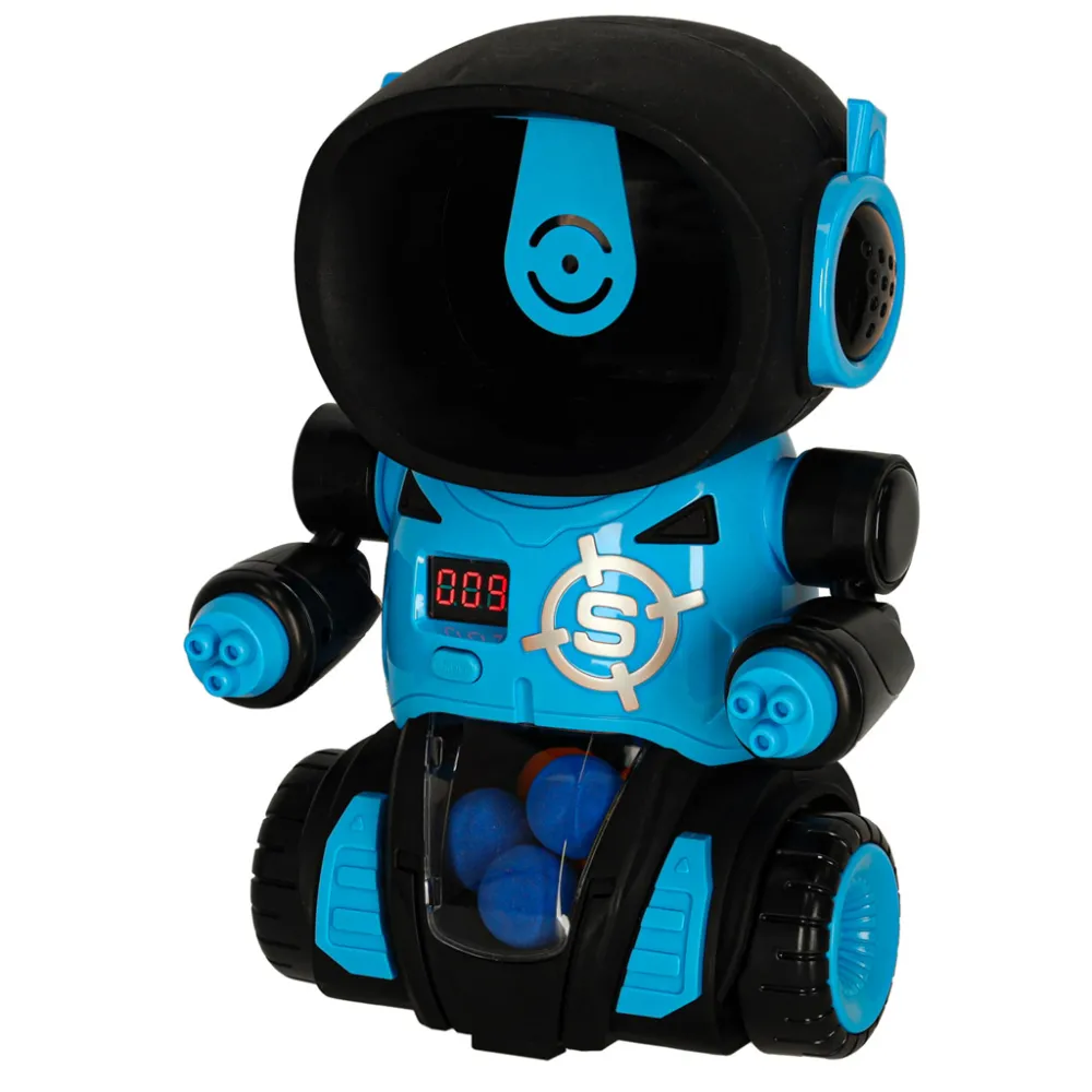 Gra dla dzieci trenująca celność z robotem jako celem