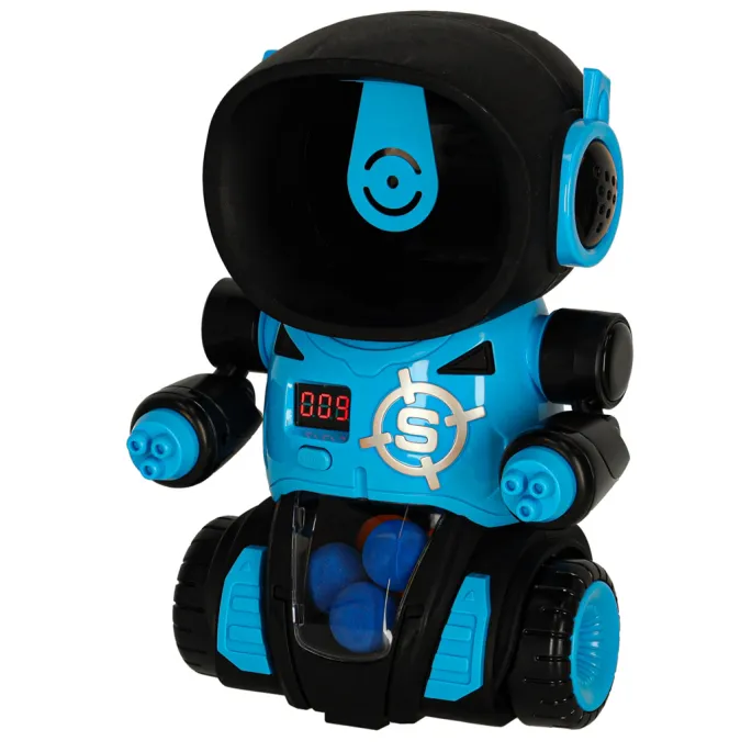 Gra dla dzieci trenująca celność z robotem jako celem