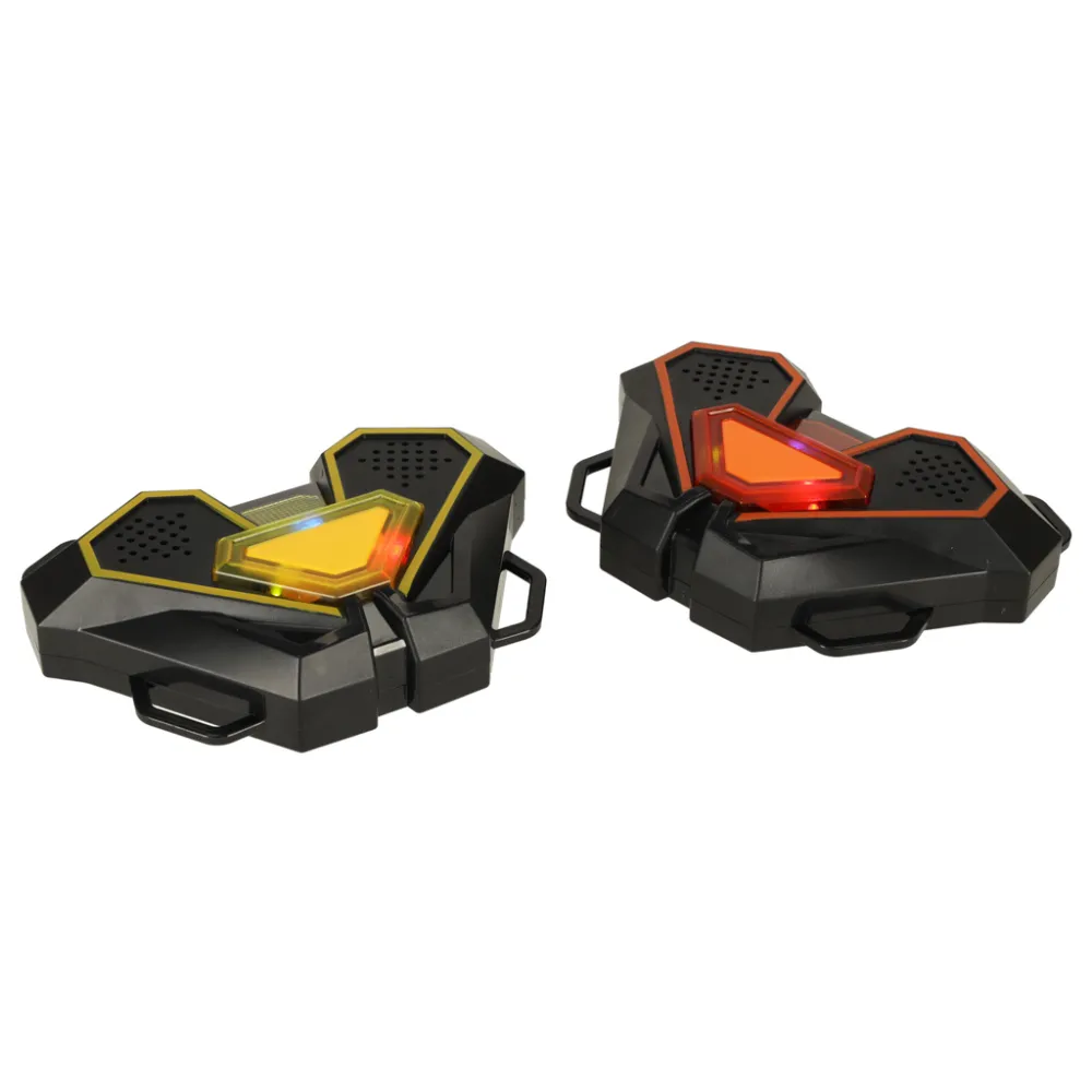 Zestaw prezentowy laser tag zapakowany w kolorowe pudełko