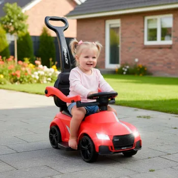 Funkcjonalny jeździk 3w1 dla dzieci, przeznaczony do 23 kg, atrakcyjny wygląd