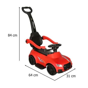 Jeździk pchacz wyścigówka z efektami dla dziecka, idealny pomysł na prezent